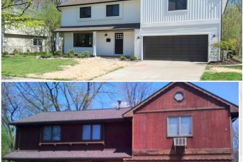 Napa Style Farmhouse in Ann Arbor Before and After