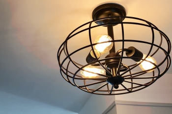 interior-exterior-ranch-home-remodeling-Royal-Oak-Michigan-Industrial Lighting