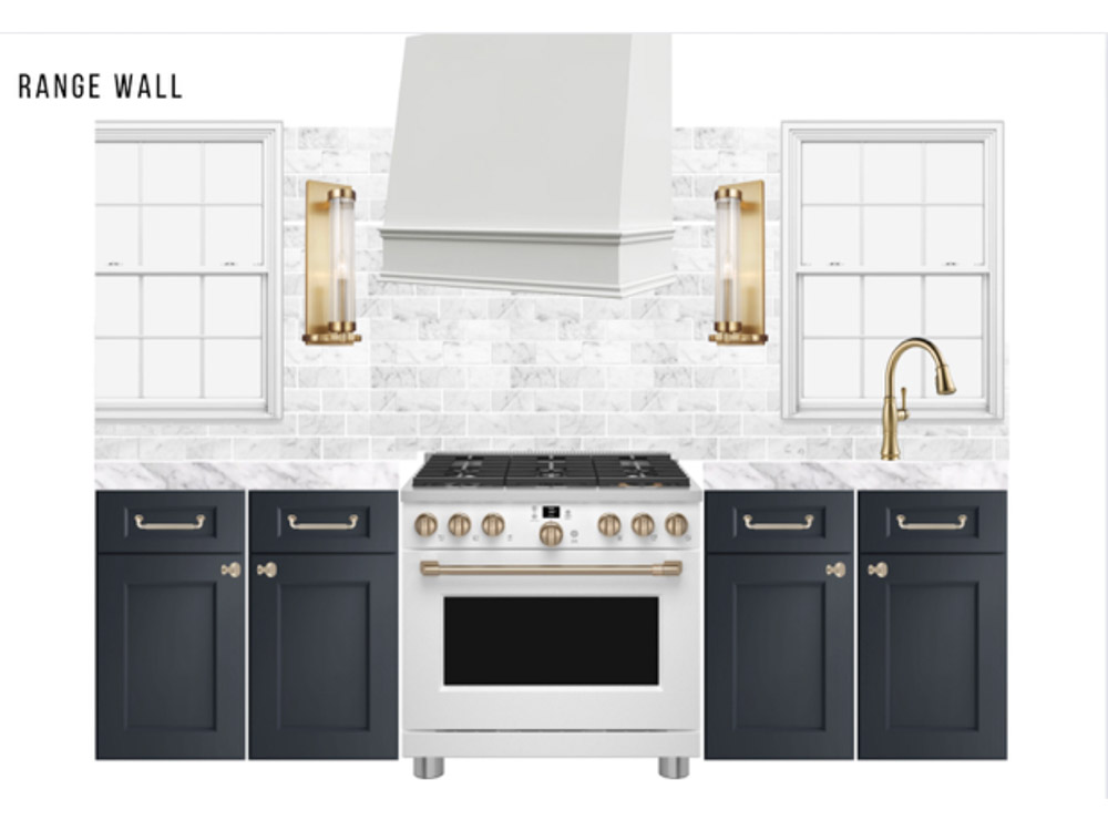 Kitchen Range Wall - Mood Board